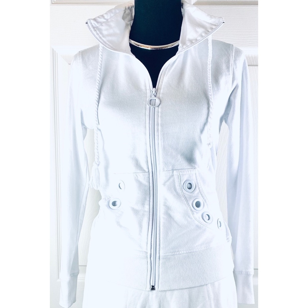 High Fifth Petite Full Zip Drawstring Hoodie - image 3